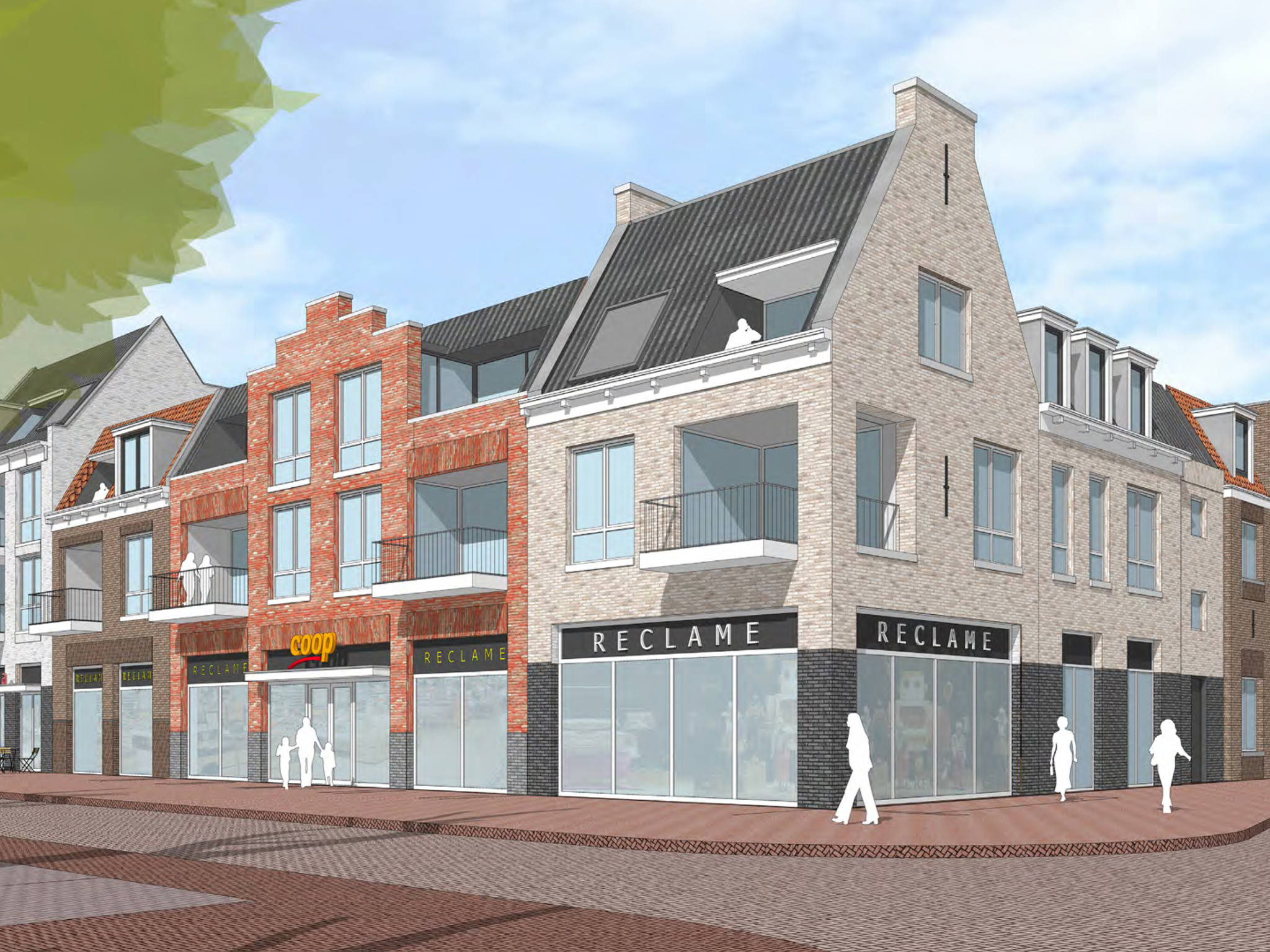 Hoef en Haag - Dorpshart 2D